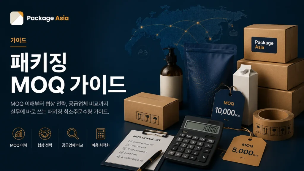 포장재 MOQ 최소주문수량과 공급업체 비교 및 협상 전략 가이드