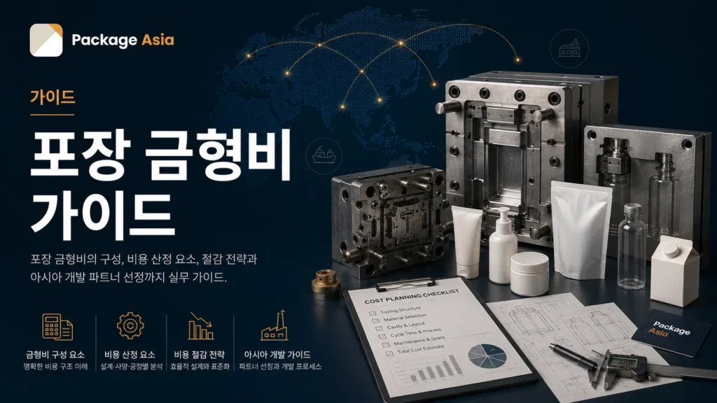 포장 금형비 구성과 비용 산정 및 금형 개발 전략 가이드